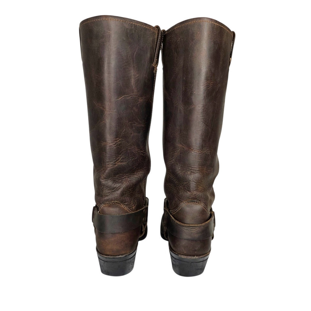 Frye Brown Leather Women's Boots - Picture 3 of 14